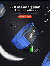 Load image into Gallery viewer, iGPSPORT HR60 Heart Rate Monitor Sensor Armband ANT+ and Bluetooth - Blue