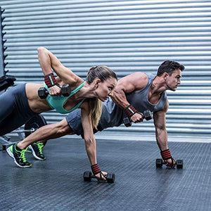 Premium Wrist Wrap Pair | Professional Wraps Weight Lifting, Crossfit, Powerlifting, Gym Workout, Bodybuilding | Wrist Band For Men & Women To Avoid Injuries and Alleviate Pain - Bonus Kinesiology Tap